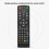 DVB-T2 set-top box remote control black 5