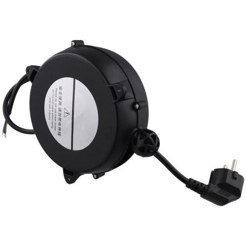 2X Small Automatic Retractable Wire Winding Device, Retractable Storage Reel, Automatic Winding Reel EU Plug 2