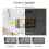 Vibrating Alarm Clock for Heavy Sleepers Digital Mirror Bed 5
