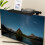 TV monitor top shelf adjustable desktop mount 6