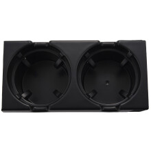 Car Center Console Water Cup Holder Beverage Bottle Holder Coin Tray For 3 Series E46 318I 320I 98-06 51168217953 Black