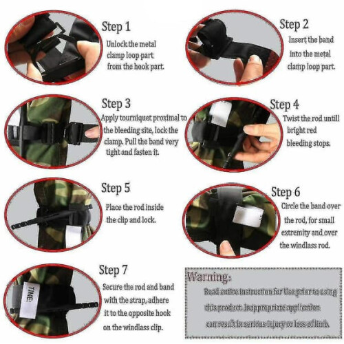 Tourniquet Quick One-Handed Application 10 Pcs 2