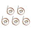 5X SubstituiçãO Do Conjunto Do Piloto Do Controle Do Termostato 1980-036 Snap para Termopar Universal (36 Polegadas) 1