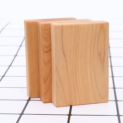 Träsnideriblock DIY-målningsleksak Set 4 delar 1