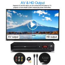 DVD Player M238 HD 1080P Disc Player with Remote Control Support USB MP3 MP4 Home DVD Player for TV Projectors Eu Plug