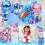 Stitch birthday balloon decoration multicolor foil 5
