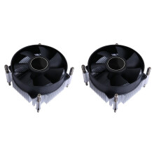 2X Miedziany Rdzeń Chłodnicy Procesora PC X79 X99 Wentylator Procesora 4-Pinowy PWM Chłodnica Chłodzenie Powietrzem Instalacja LGA2011 2066 E5