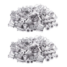 M5 Aluminium Threaded Rivnuts Flat Rivet Nuts Nutserts 200Pcs