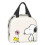 Snoopy-Lunchtasche mit Blumenmuster, Name, Farbbild 3