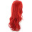 Red curly wig for women 75 cm 5