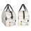 Snoopy-Lunchtasche mit Blumenmuster, Name, Farbbild 4