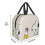 Snoopy-Lunchtasche mit Blumenmuster, Name, Farbbild 5