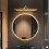 Vintage LED bathroom mirror lamp brass wall sconce 4