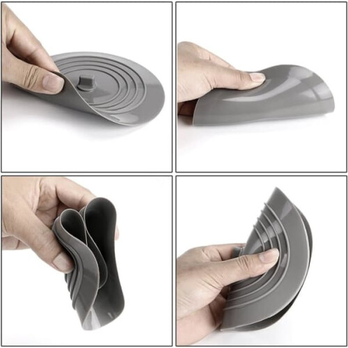Silicone Bathtub Stopper Drain Plug Cover 6 Inch 2-Pack 2