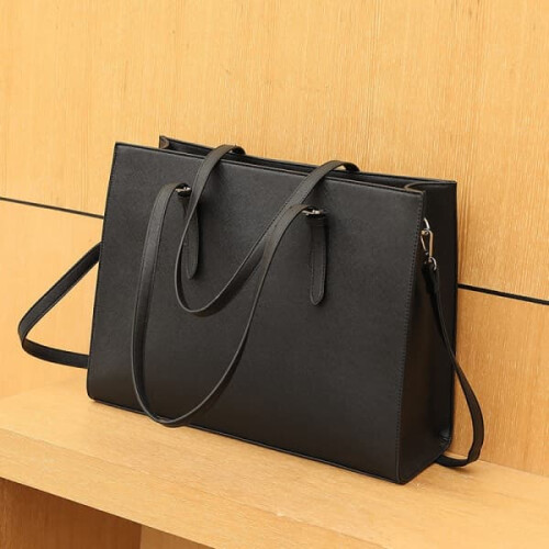 Women's Waterproof Leather Computer Bag 15.6 Inch 2
