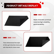 Silica Gel Induction Stove Mat Anti-Slip Electric Stove Cover Mat Protector Cooking Kitchen Accessories Stove Cover