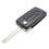 Citroen Car Remote Key Case Shell 3-Button Flip VA2 Blade 4