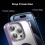 Capa ColorPop compatível com iPhone 15 Pro Max CH MagSafe Transparente/Vermelha 4