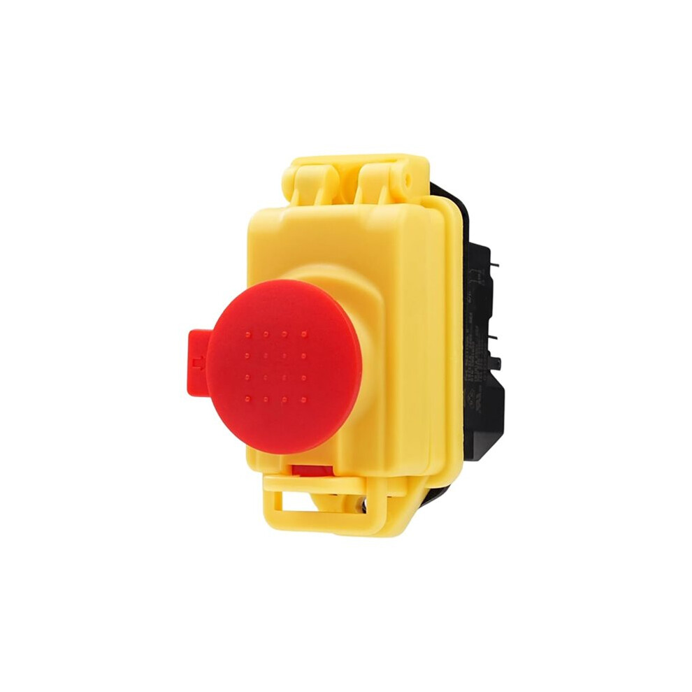 Machine Safety Kjd17b 5 Pin 250V 16A Electromagnetic Machine Push Button Ip55 Waterproof 6032434120799