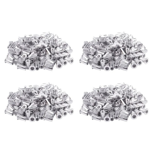 M5 Aluminium Threaded Rivnuts Flat  Rivet Nuts Nutserts 400Pcs