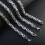 Silver bracelet chain 7mm width 23cm length 2