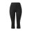 Dames Capri legging met hoge taille, zwart 5