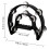 Half Moon Tambourine Double Metal Percussion with Ergonomic 2