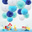 Tissue Paper Pompoms Mixed Colors 16 pcs 3