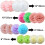 Tissue Paper Pompoms Mixed Colors 16 pcs 5