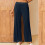 Calça de pijama feminina comprida, modelo reto. 1