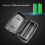 Green LED Headlamp for Night Vision USB Rechargeable 3