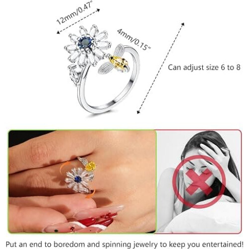 Restless Ring Set Adjustable 6-Piece 1