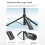 Selfiestang Gimbal Stabilisator Aluminium 360 Kulehode 1