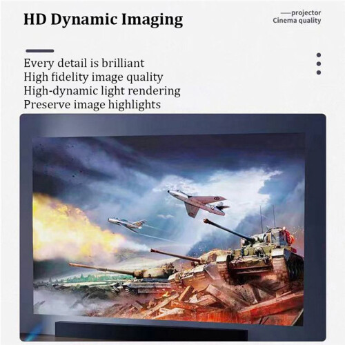 YT200 LED Projector Portable  USB Projector with Built-in Speaker for -Remote,Speaker,IOS Compatible