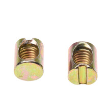 20 Pcs M8 Bolts Dowel Slotted Furniture Nut for Beds Crib Chairs