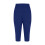 Calça legging capri feminina de cor sólida com cintura elástica. 5
