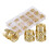 350Pcs Threaded Inserts Female Thread Metric Knurled Nuts Assortment Kit Brass Heat Set Insert 1