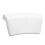 Witte waterdichte antislip badkussen hoofdsteun (1 stuk) 5