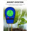 Bodemtester Vochtgehalte pH Temperatuur 3-in-1 4