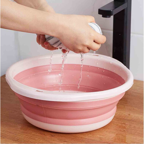 Plastic Wash Basin Portable Folding Travel Basin 2