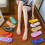 Damen-Flip-Flops mit Farbblock-Design und rutschfester Sohle 2