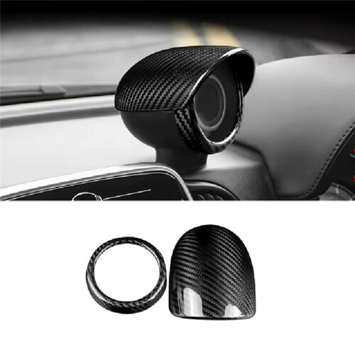 Auto-Turboring-Aufkleber, Echte Hartcarbon-Abdeckung für Abarth 595 2012-2023