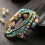 Set di 7 braccialetti elastici da donna in stile boho con perline 5
