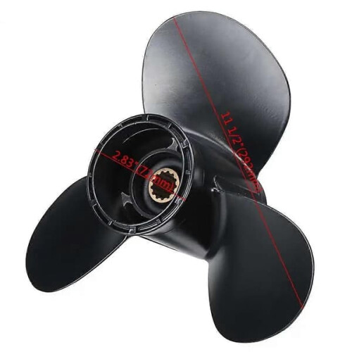 Suzuki 35-65HP outboard propeller 11 3/814 1