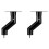 2X Rain Chain Gutter Adapter Black Installation Suit for Gutter Downspout Outlet 1