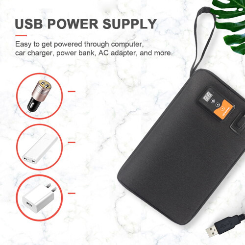 Φορητή θέρμανση μαντηλιών USB με ρυθμιζόμενη οθόνη 2