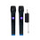 Set di microfoni wireless a doppio canale con display LCD 1