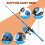 Set canna da pesca telescopica per bambini con mulinello e esche. 7