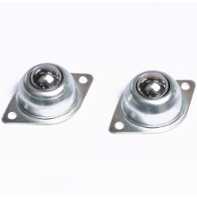 15Pcs Carbon Steel Swivel Caster Wheel Car Robot Universal Eye Round Wheel for Machinery Trolleys Furniture