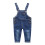 Jeans-Latzhose Unisex Kinder Blau 110 2